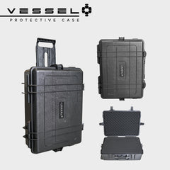 VESSEL CC5 Trolley Hard Case Camera Photography Equipment Case (Black)