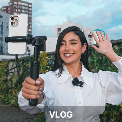 Hollyland Lark Max DUO 2-Person Wireless Microphone System (2.4 GHz, Black) Professional Audio Equipment