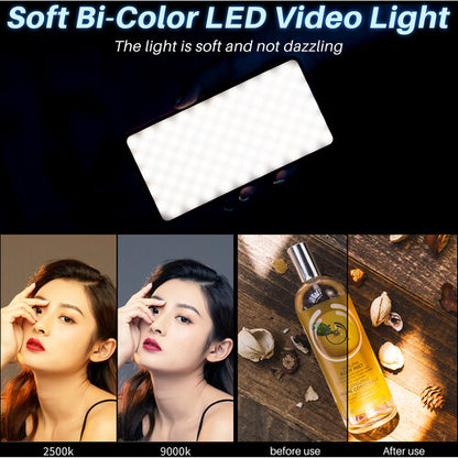 Ulanzi VL120 RGB VL-200 Bi-Color Rechargeable Video Light for Photo Studio Lighting 2495 2481