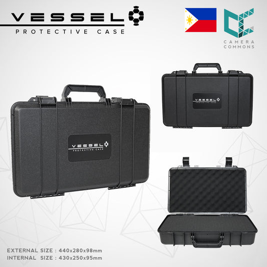 VESSEL VSC4325 Portable Hard Case for Photography Equipment Tactical Instruments Tool Box and other devices VS4325