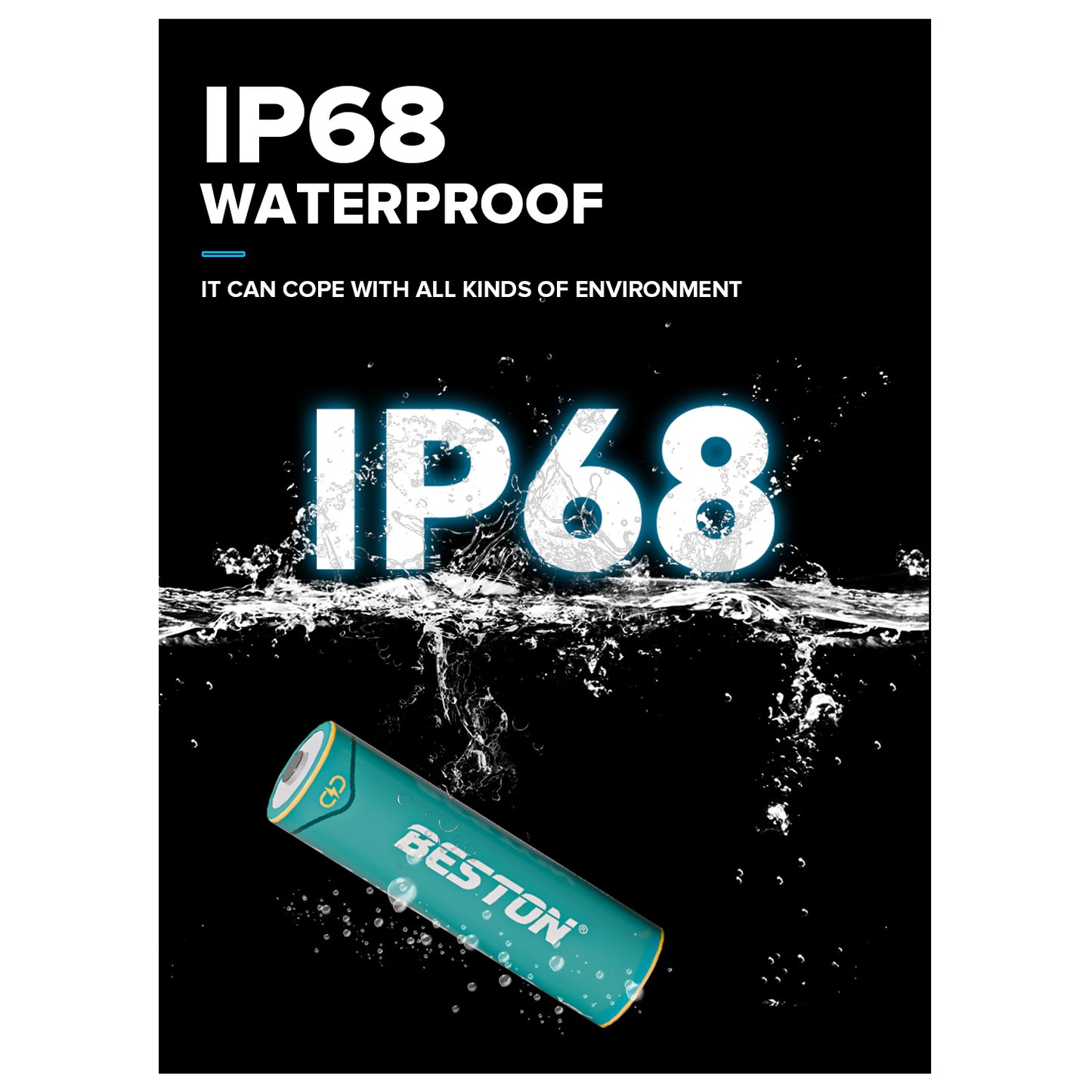 Beston AA1000 LR06 AA 1.5V 3600mwh Rechargeable Lithium Ion Battery Li-ion