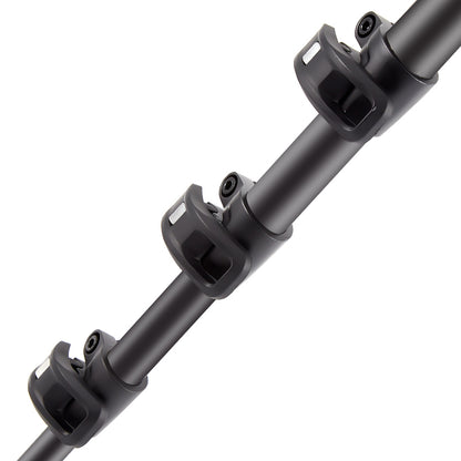 Miliboo MUFA-BK Aluminum Travel Tripod Kit with Fluid Head Flip Lock