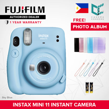 FUJIFILM Instax Mini 11 Mini 12 Instant Camera with AA Batteries OFFICIAL Fujifilm PH 1 Year Local Warranty