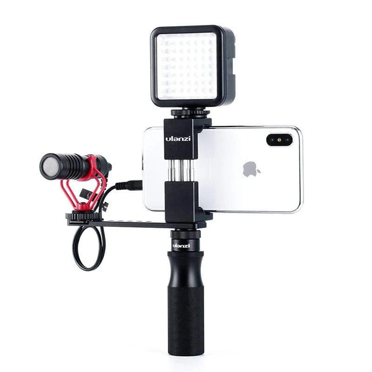 Ulanzi PT-7 Extension Bar Bracket with Cold Shoe 1/4 Screw for LED Video Light PT7