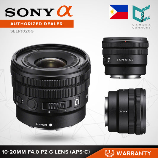 Sony E 10-20mm f/4 PZ G Lens Ultra Wide Angle SELP1020G