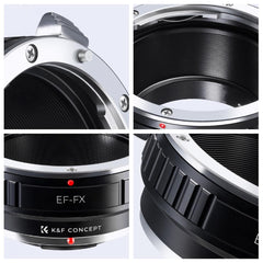 K&F Concept Canon EF Lenses to Fuji X Mount Camera Adapter EF-FX