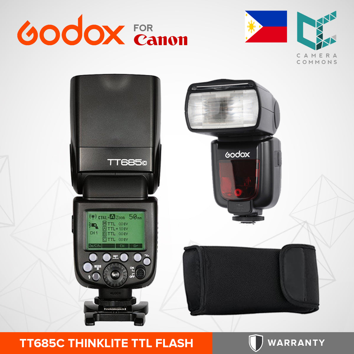 Godox TT685C Thinklite TTL Flash for Canon Cameras TT685