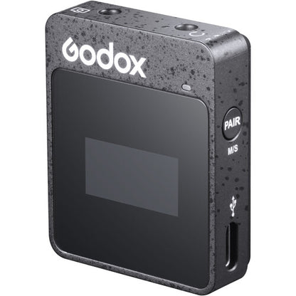 Godox MoveLink II M2 Compact 2-Person Wireless Microphone System for Cameras Smartphones with 3.5mm (2.4 GHz)