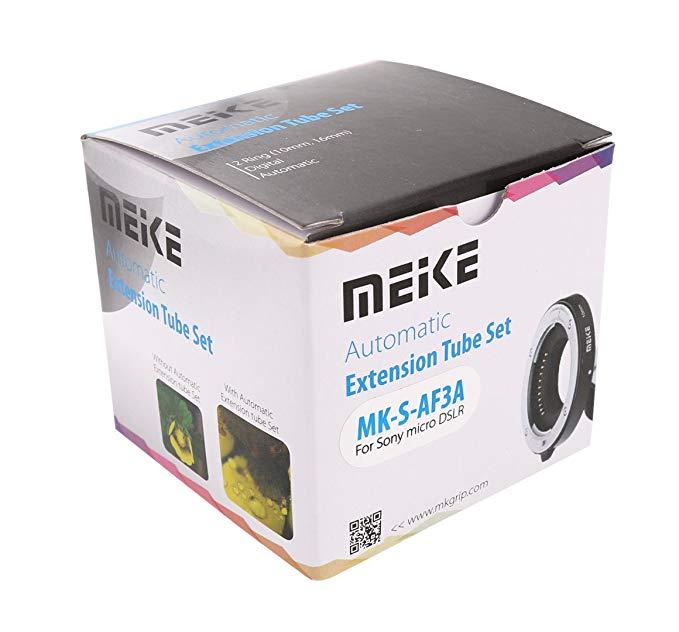MEIKE MK-S-AF3A Metal AF Macro Extension Tube for Sony Mirrorless (Metal)