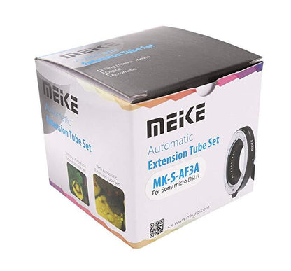 MEIKE MK-S-AF3A Metal AF Macro Extension Tube for Sony Mirrorless (Metal)