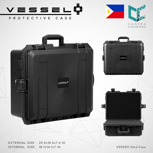 VESSEL VS500H Portable Protective Hard Case for Photography, Equipment, Instruments, Watches and other devices VS4636H