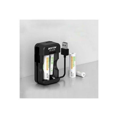 Beston C8024B 2 Bay Battery Charger for 1.2V AA AAA NI-MH USB Input