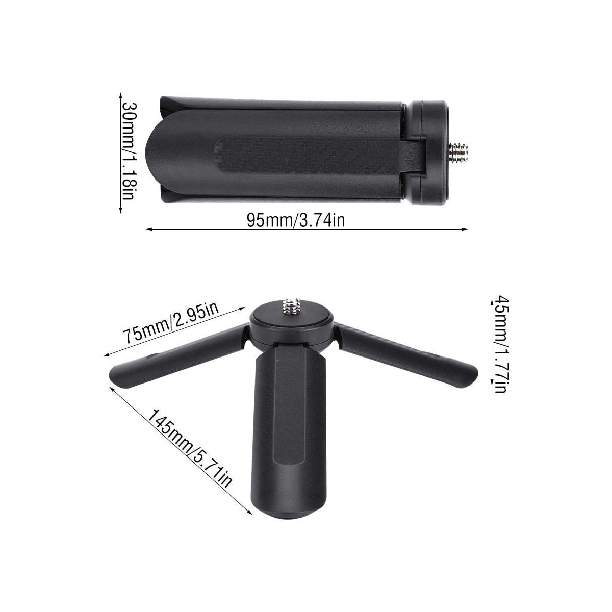 Ulanzi MT-05 Mini Tripod Professional Mini Folding Tripod Monopod 1/4 Screw for Phone Smartphone Video Stand Handle Grip MT05