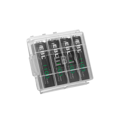 EBL 4 Pack 1.2V AA Size 1100mAh Rechargeable battery - Ni-CD NiCD Batteries Camera Commons PH
