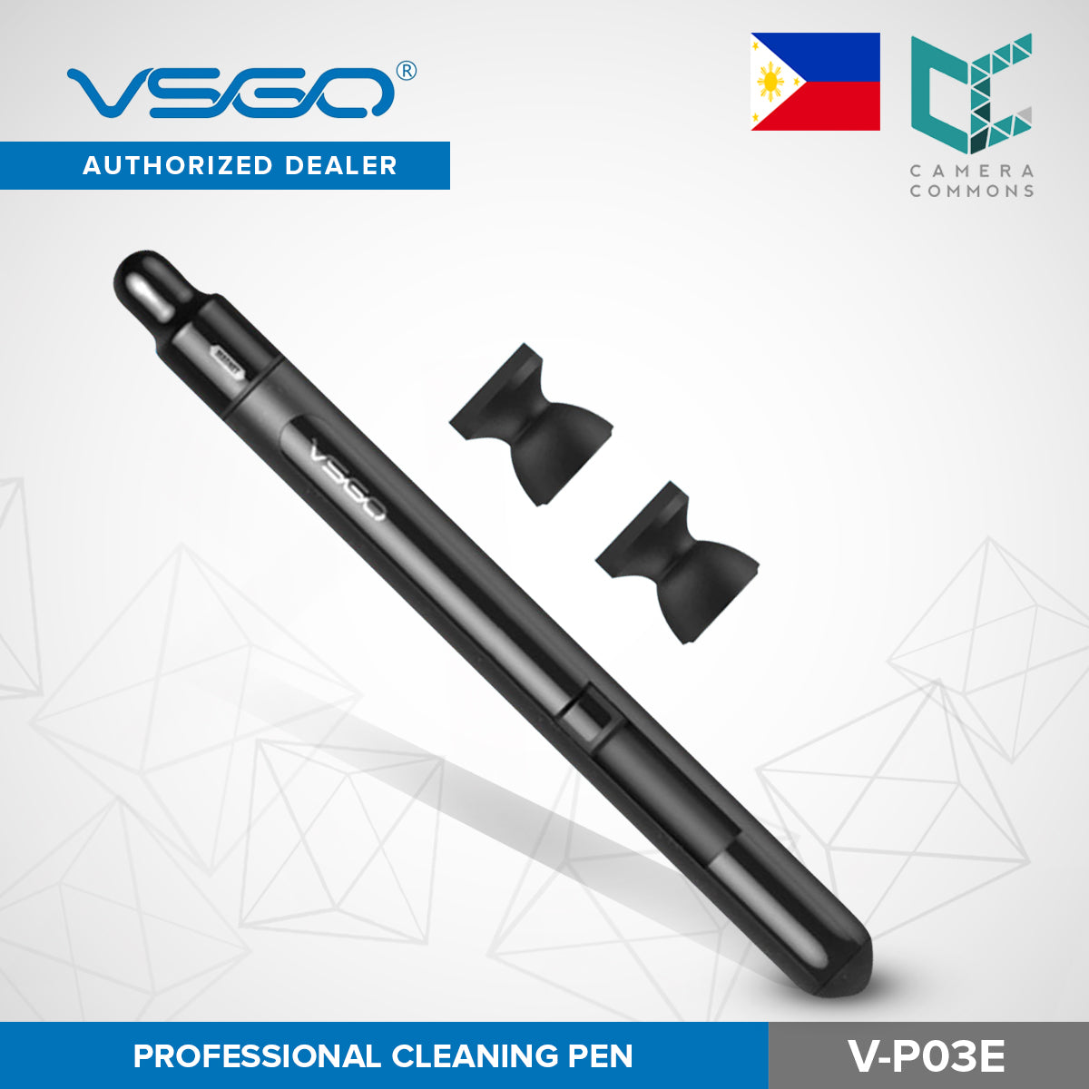 VSGO V-P03E Power-Switch Lens Cleaning Pen AR VR Glasses Phone Tablet Screen Cleaning Pen