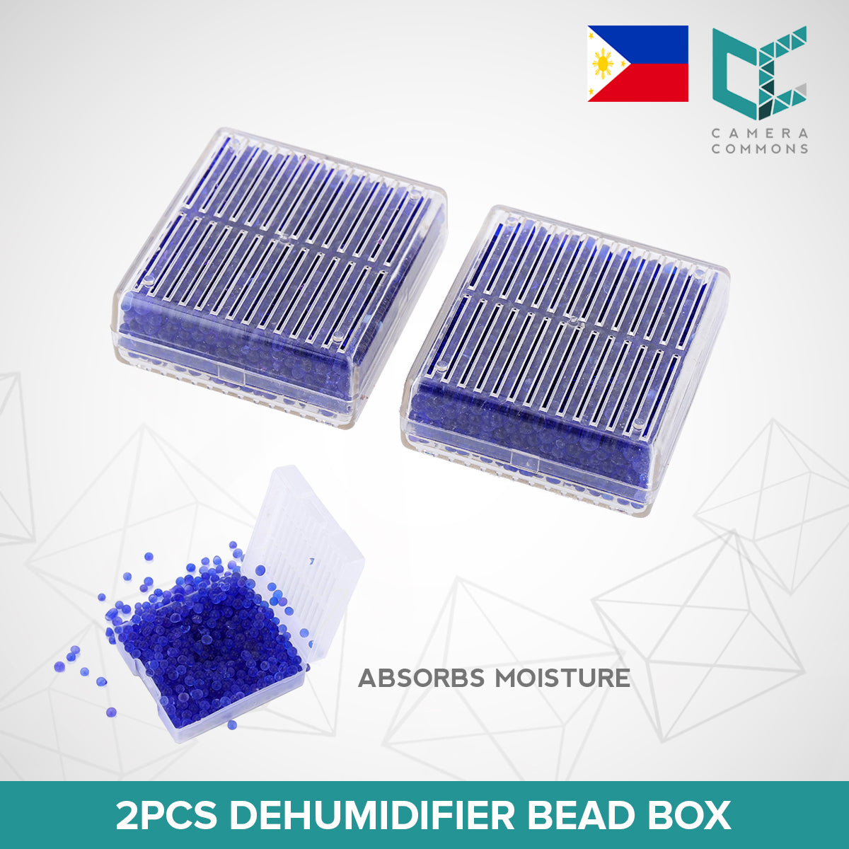 2pcs Silica Gel Desiccant Humidity Bead Box Absorbs Moisture for Camer ...