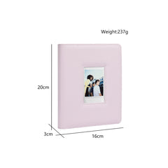 Photo Album 288 Sheets Pockets Slots Plain Colors Holographic Mermaid Diamond PU Leather Linen for Fujifilm Instax Instant Mini Films