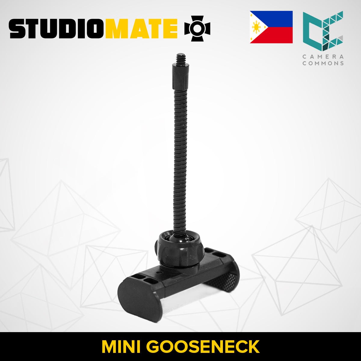 STUDIOMATE SM47 Mini Gooseneck Flexible Bendable Neck for Studio Photography Ring Lights