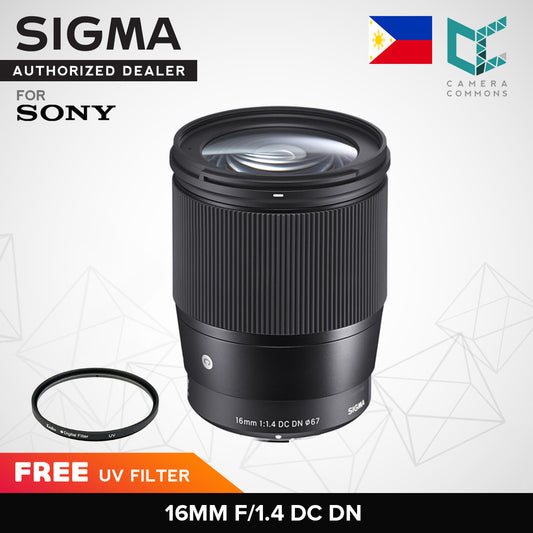 Sigma 16mm f/1.4 DC DN Contemporary Lens for Sony E