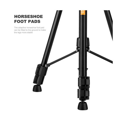 K&F Concept TL2023 Lightweight DSLR Mirrorless Camcorder Camera Aluminum Travel Professional Tripod - KF09.049