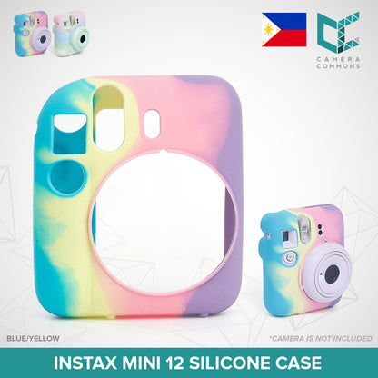 Silicon Silicone Case Plain Colors for Fujifilm Instax Mini 11 Mini 12 Instant Camera | Case Only