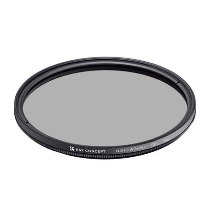CLEARANCE K&F Concept MC CPL Filter Slim Green Multi Coated Optical Glass 37mm-82mm A Series