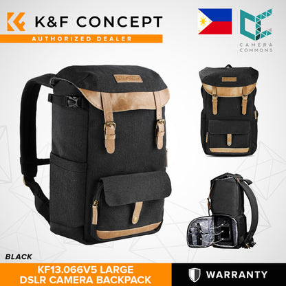 K&F Concept KF13.066V5 Adventurer Black Multifunctional Waterproof Travel Camera Backpack Bag