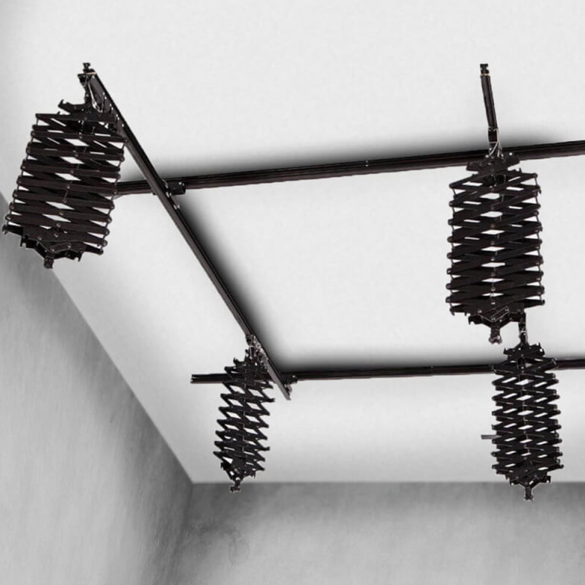 STUDIOMATE SM42 3m x 3m Ceiling Track Railing System with 4 Phantogram  Studio Accessories