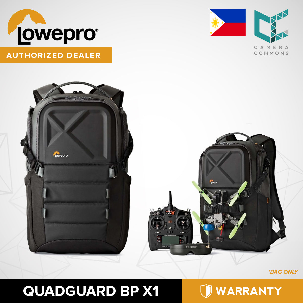Lowepro QuadGuard BP X1 FPV Quad Racing Drone Backpack Bag