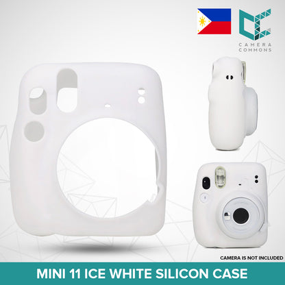 Silicon Silicone Case Plain Colors for Fujifilm Instax Mini 11 Mini 12 Instant Camera | Case Only