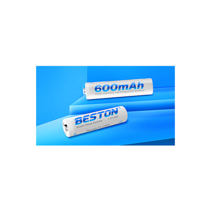 Beston 4pcs Pack AAA 600mAh Ni-MH Rechargeable Batteries