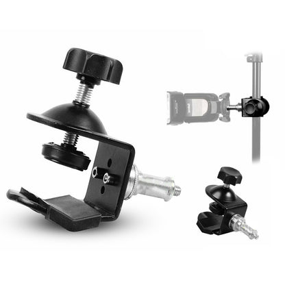 STUDIOMATE SM9 U Clamp Bracket with 1/4" Metal Screw Thread for Studio Photography