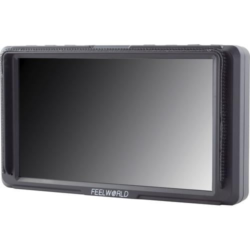 FEELWORLD F5 5.0 Full HD HDMI On-Camera Monitor with 4K Support and Tilt Arm for Videography