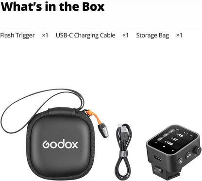 Godox X3 C Xnano Touchscreen TTL Wireless Flash Trigger X3C Built-in Battery Camera Accessories X3-C