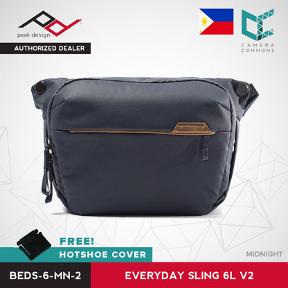 Peak Design Everyday Sling Bag v2 6L Ash Black Midnight Version 2