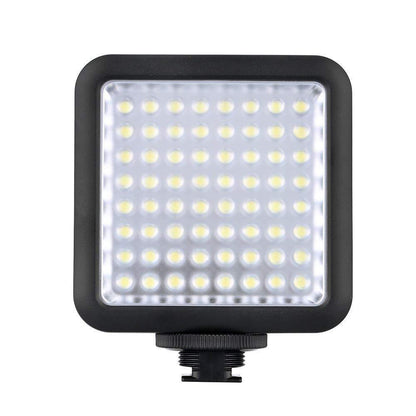 Godox LED64 Portable & Dimmable Continuous On Camera LED Panel Video Light for DSLR Cameras & Camcorders