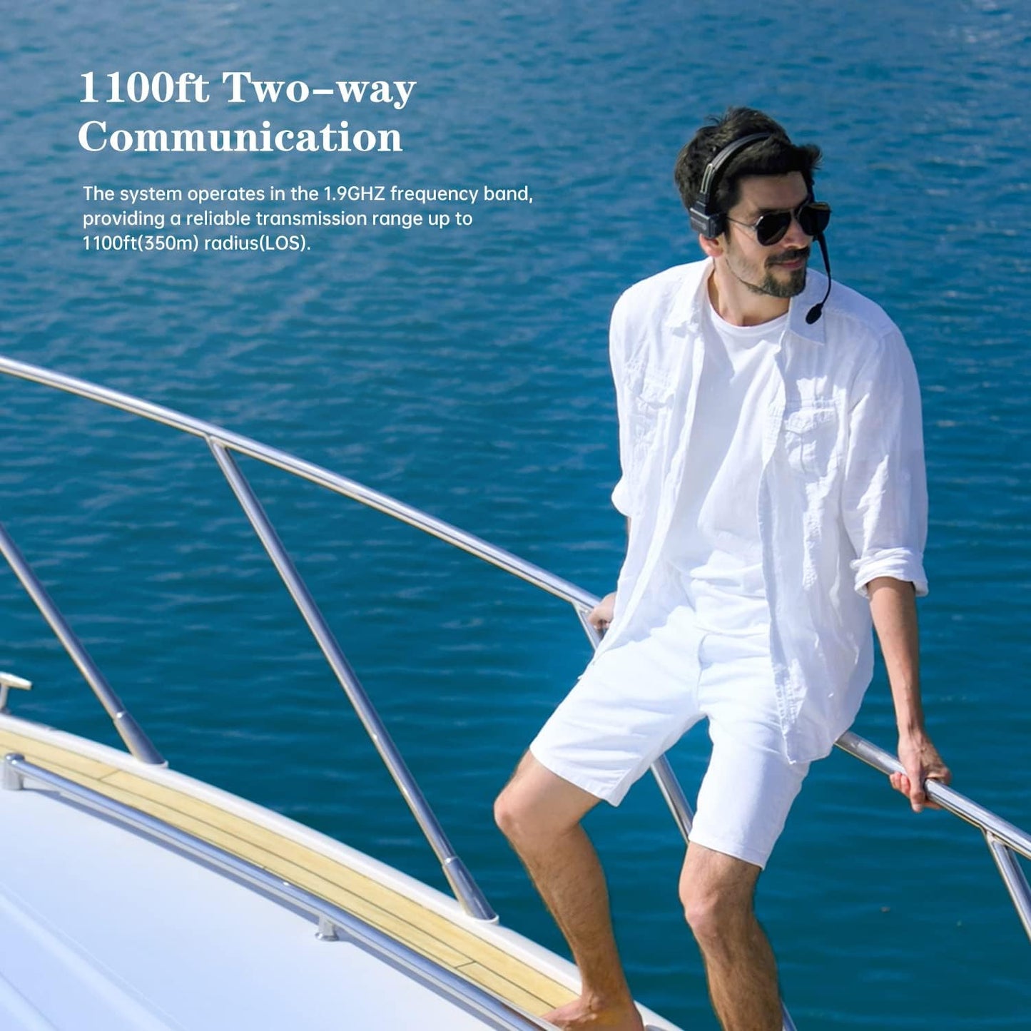 Hollyland Solidcom C1 4S 6S 8S Full-Duplex Wireless DECT Audio Intercom System with 4,6,8 Headsets