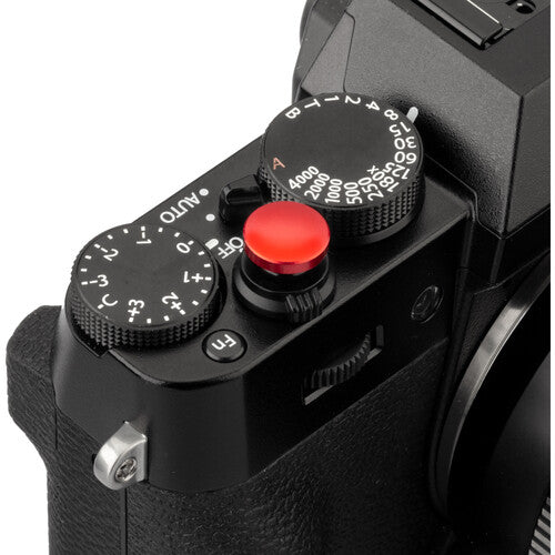 STUDIOMATE Soft Shutter Release Button Set Plain Black Red Silver Accessories for Fujifilm Mirrorless Camera