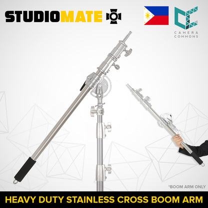 CLEARANCE Studiomate SM53 Heavy Duty Stainless Cross Arm Boom 8KG Capacity