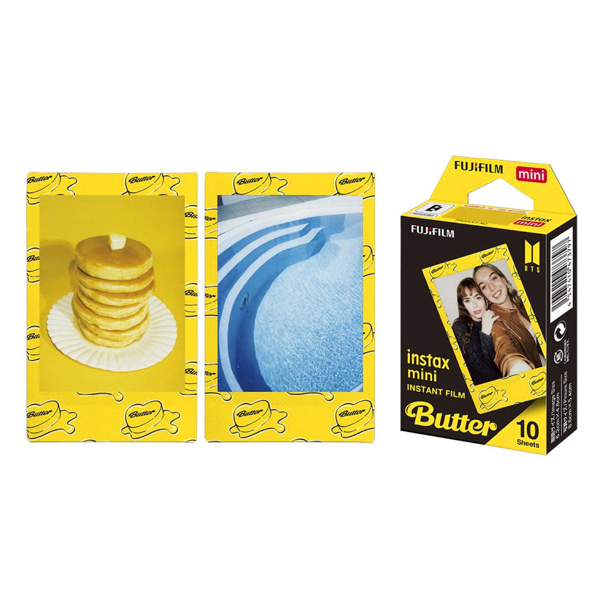 Fujifilm Instax Mini 11 BTS Butter Version Instant Camera Special Edition Buttery Yellow Iconic Pattern BTSxInstax