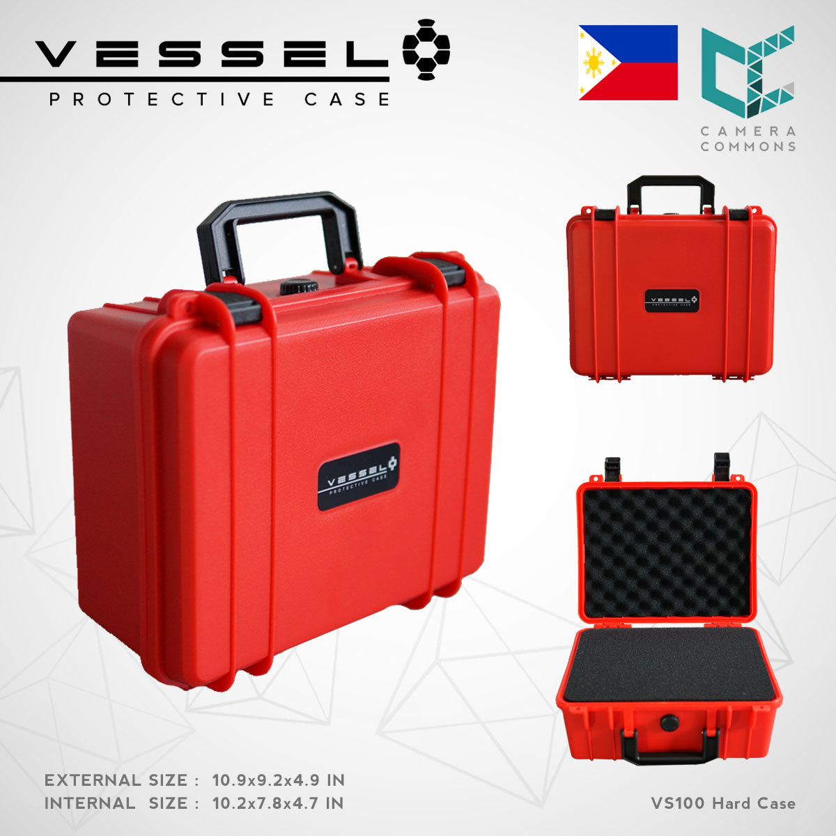 VESSEL VS100 Portable Hard Case for Photography, Equipment, Instruments and other devices VS2620