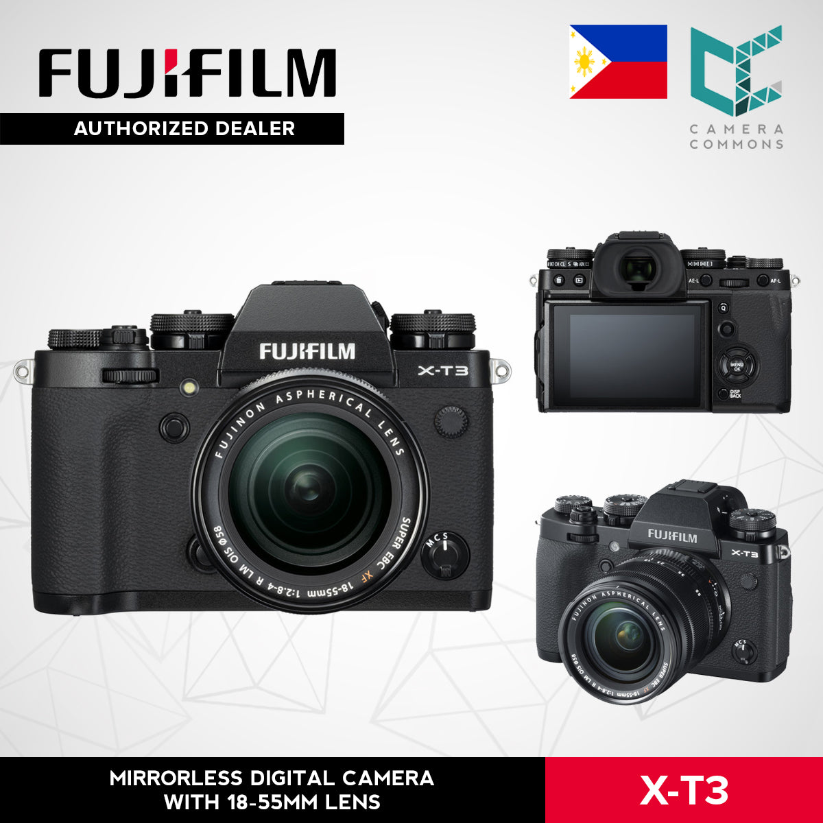 FUJIFILM X-T3 Mirrorless Digital Camera XT3
