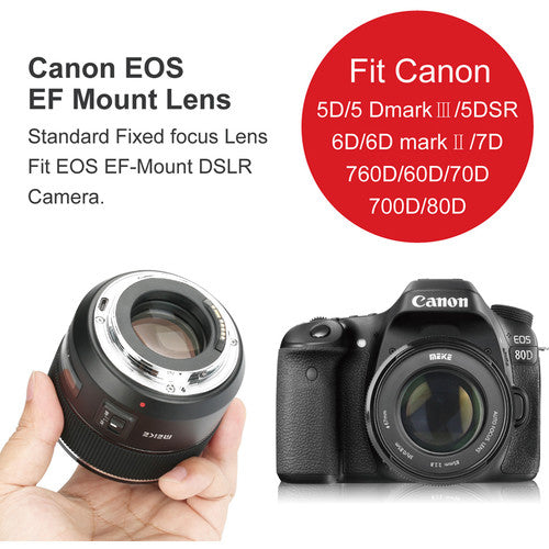 CLEARANCE MEIKE 85mm AF f/1.8 Lens for Canon EOS EF Mount MK85mm 85 1.8 Auto Focus for DSLR