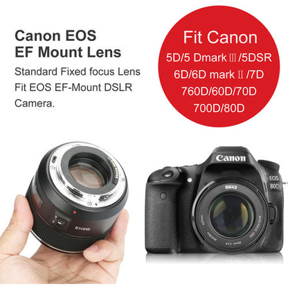 CLEARANCE MEIKE 85mm AF f/1.8 Lens for Canon EOS EF Mount MK85mm 85 1.8 Auto Focus for DSLR