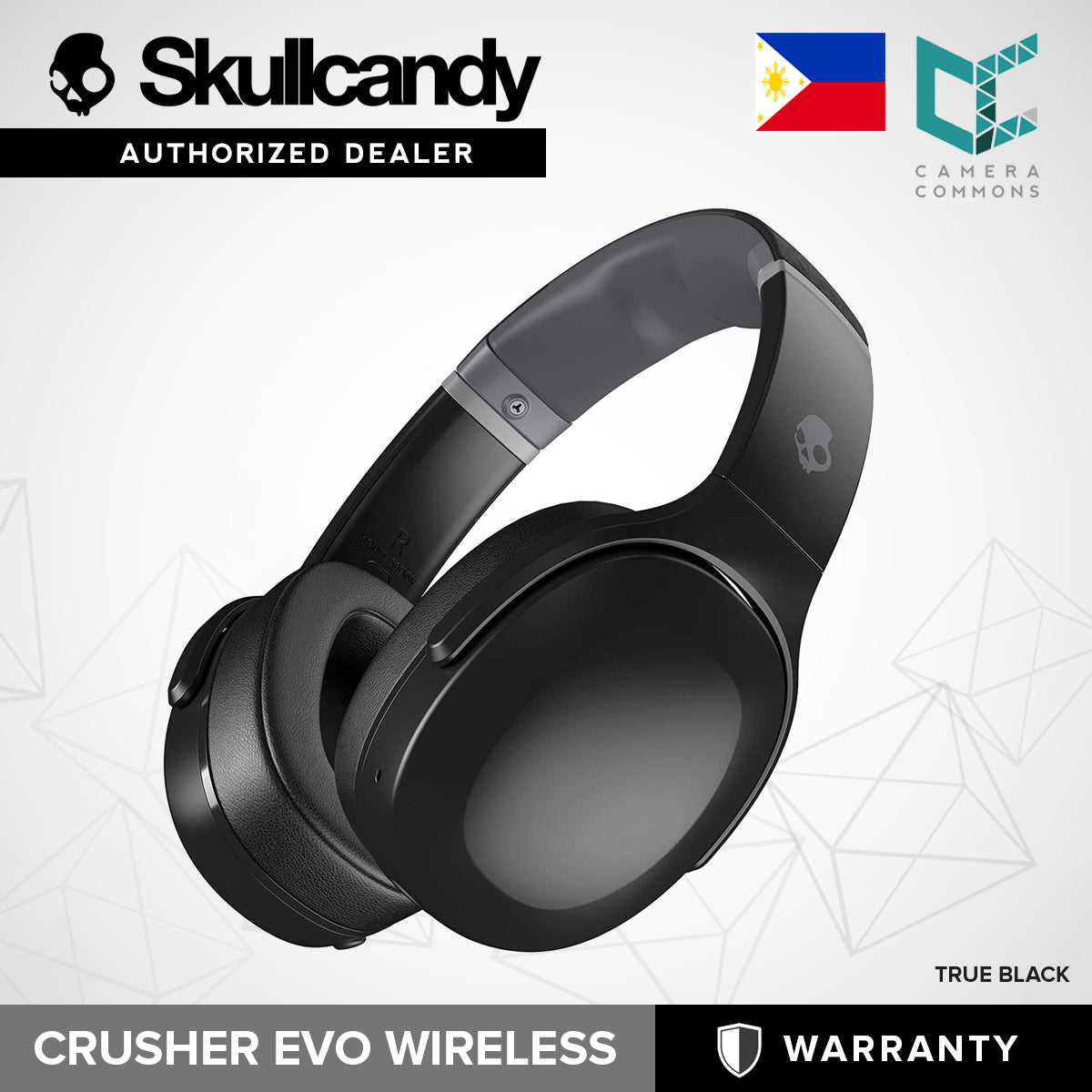 SkullCandy Crusher Evo Wireless Sensory Bass Over-Ear Headphone Headset with Personal Sound