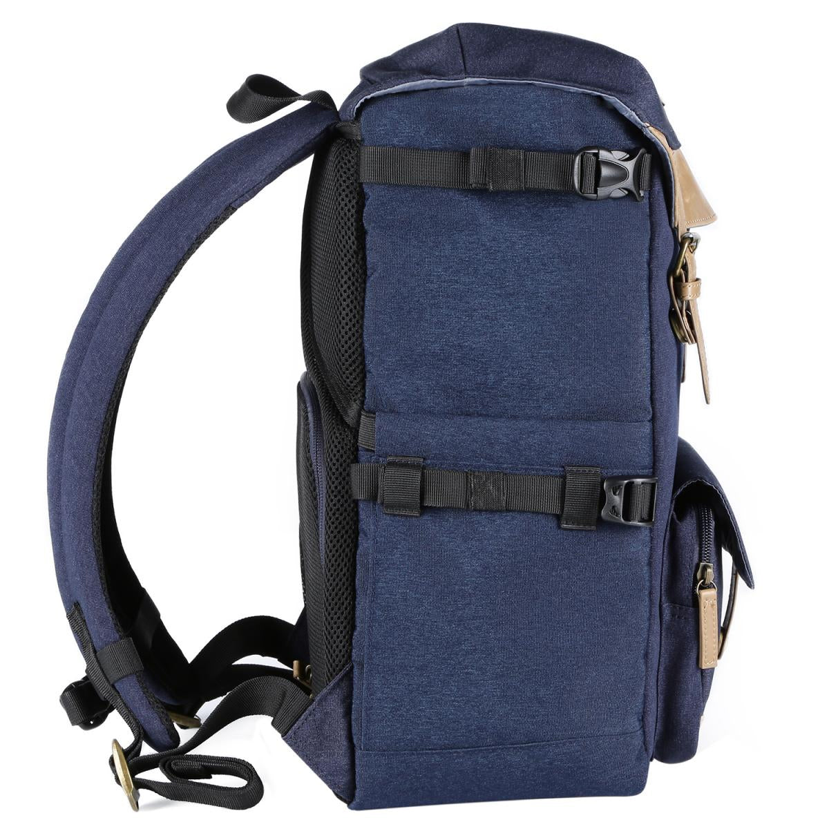 K&F Concept KF13.066 Adventurer Blue Medium Fashion DSLR Camera Backpack Bag for Travel Photography