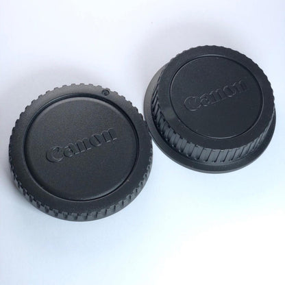 Canon Rear Lens Cover + Front Body Cap for EOS EF DSLR Camera Replacement Cover