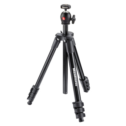 Manfrotto MKCOMPACTLT-BK Tripod Compact Light Aluminum Black