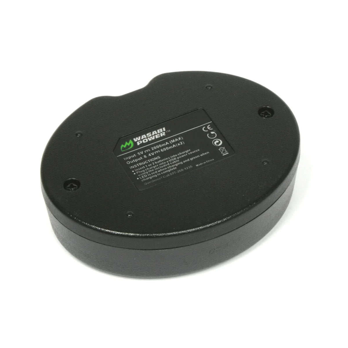 Wasabi Power NP-W126 NP-W126S Dual Kit Battery Charger for Fujifilm Cameras NPW126