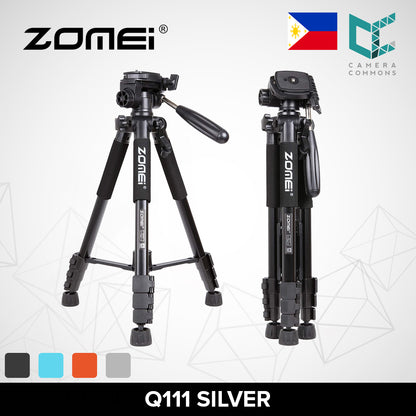 Zomei Q111 Tripod Professional Portable Travel Aluminum Pan Head for SLR DSLR Digital Camera